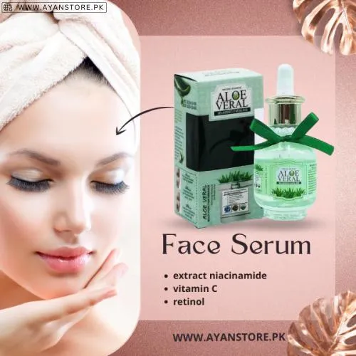 Wokali Aloe Vera Anti Wrinkle Facial Serum - TabletStore.Pk
