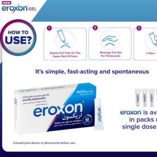 Eroxon 300 Mg 4 Single Dose Tubes - TabletStore.Pk