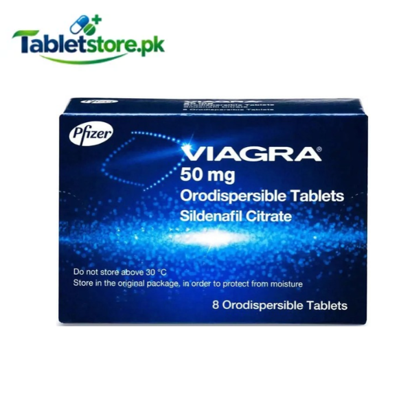 Viagra 50 Mg Orodispersible Tablet 8pcs - TabletStore.Pk