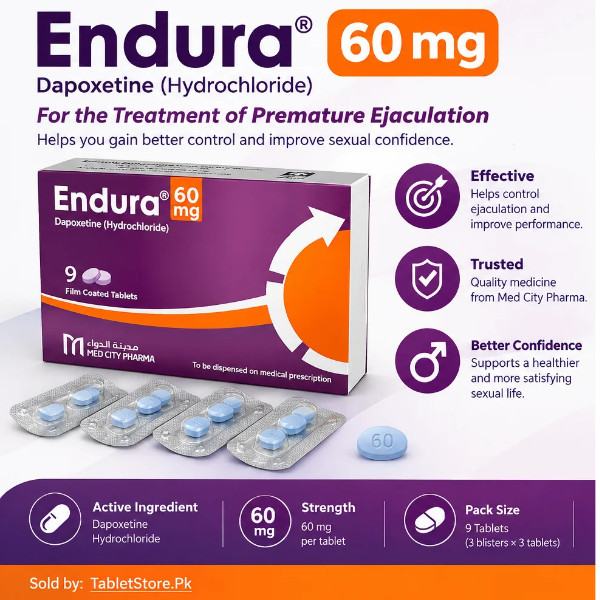 Endura 60 Mg 9 Tablets - TabletStore.Pk