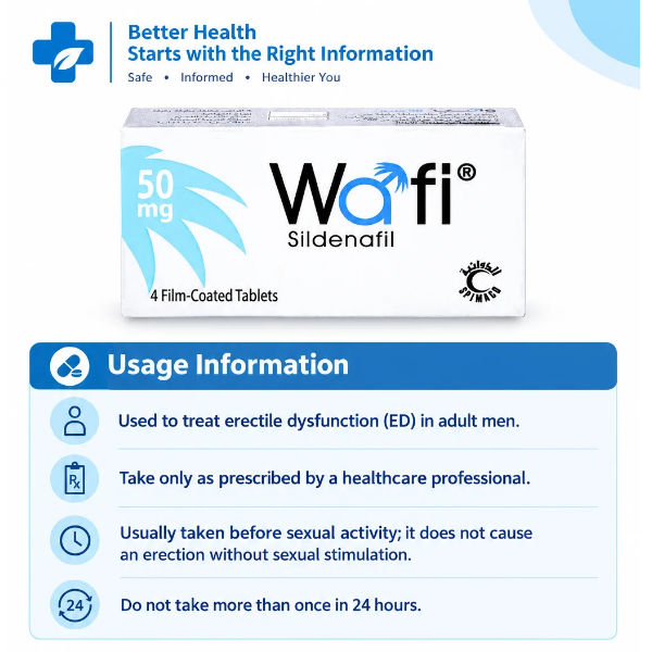 Wafi 50 mg Tablet 4pcs - TabletStore.Pk