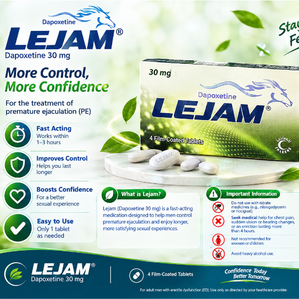 Lejam 30 mg Tablet 4pc - TabletStore.Pk