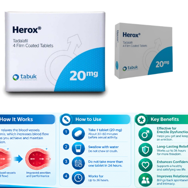 Herox Tablet 20 mg 4 Tablet - TabletStore.Pk
