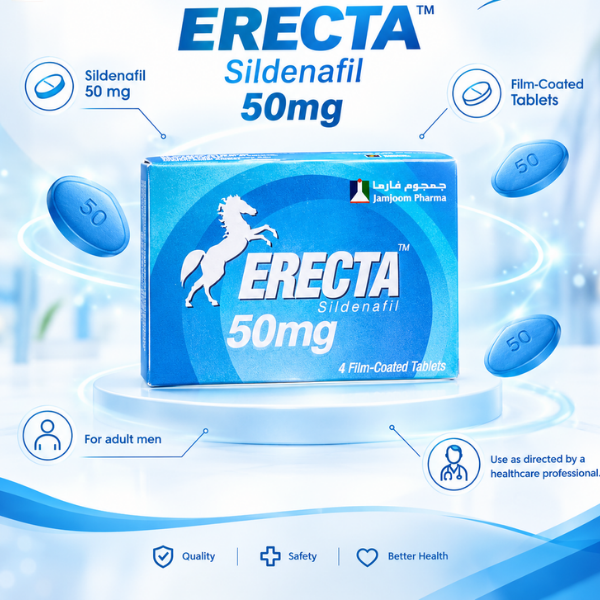 Erecta 50 mg Tablet 4pcs - TabletStore.Pk