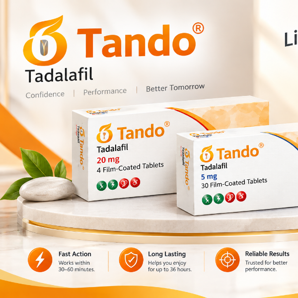 Tando 20mg 4 Tablet - TabletStore.Pk