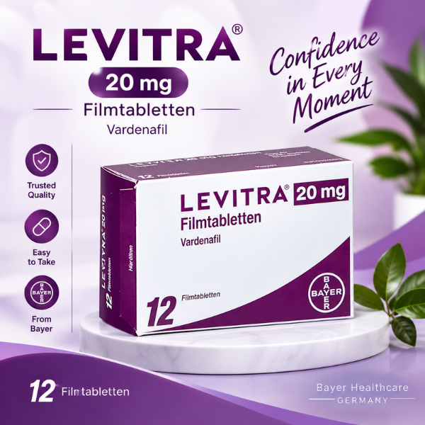 Levitra 20 Mg 12 Tabs - TabletStore.Pk