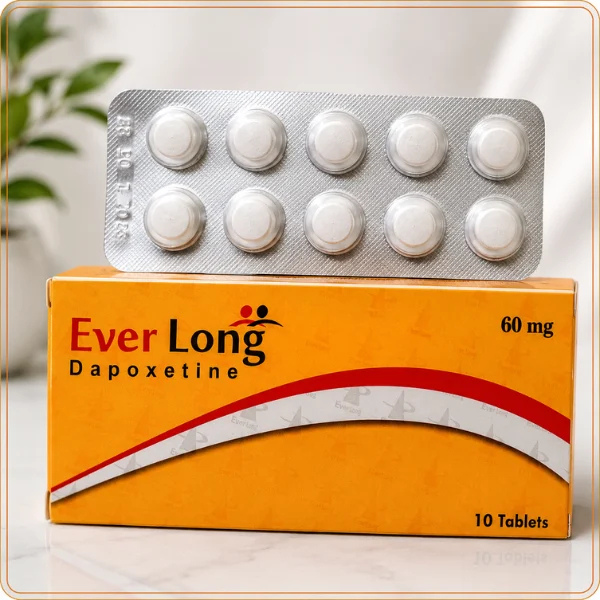 Everlong 60mg Dapoxetine 10ct - TabletStore.Pk