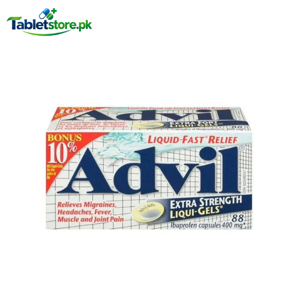 Advil Liquid Gels 400mg Extra Strength - TabletStore.Pk