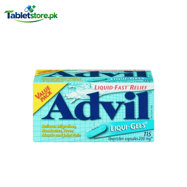 Advil Liquid Gels Ibuprofen 200mg - TabletStore.Pk