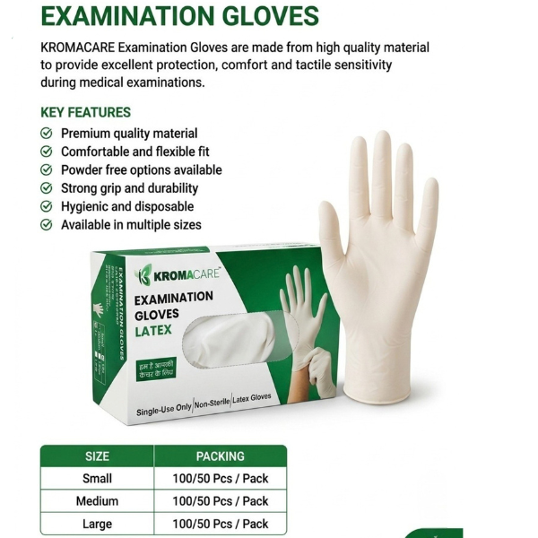 Latex Examination Gloves - TabletStore.Pk