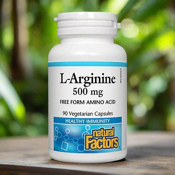 Natural Factors L-Arginine 500 mg - TabletStore.Pk