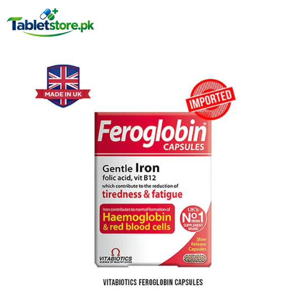 Vitabiotics Feroglobin 30tab - TabletStore.Pk