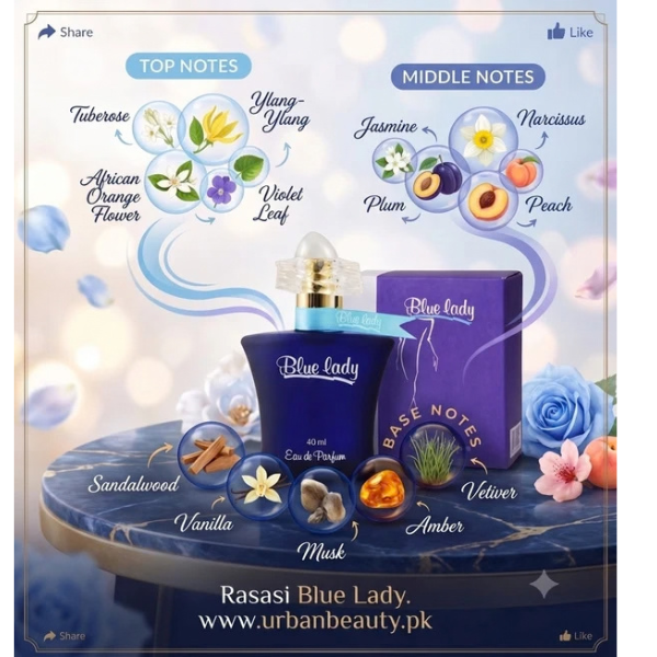 Dsp lady in blue perfum in pakistan - TabletStore.Pk