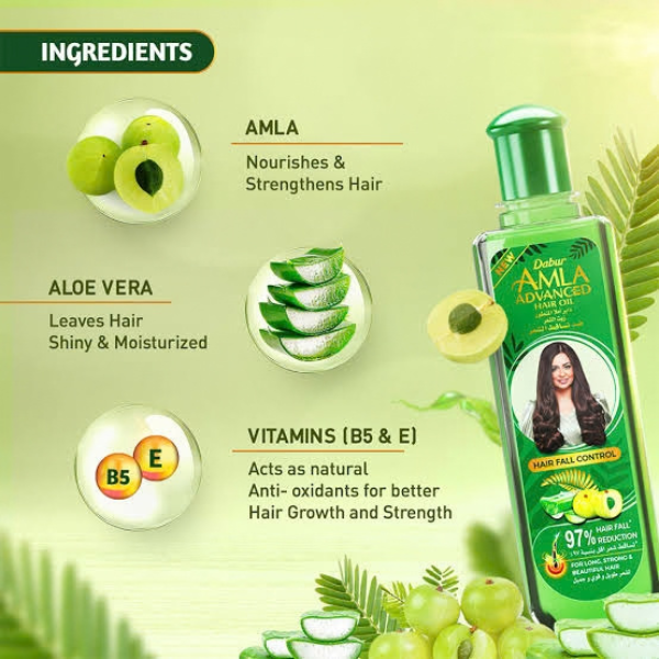 Dabur Amla Hair Oil - TabletStore.Pk