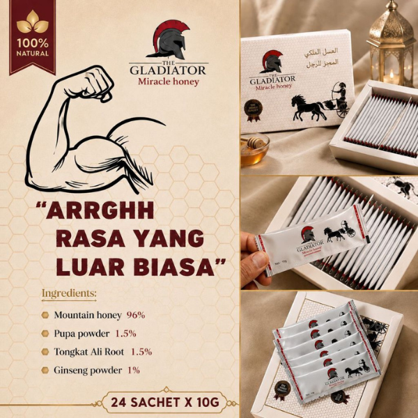 Gladiator Miracle Honey - TabletStore.Pk