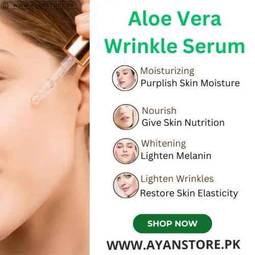 Wokali Aloe Vera Anti Wrinkle Facial Serum - TabletStore.Pk
