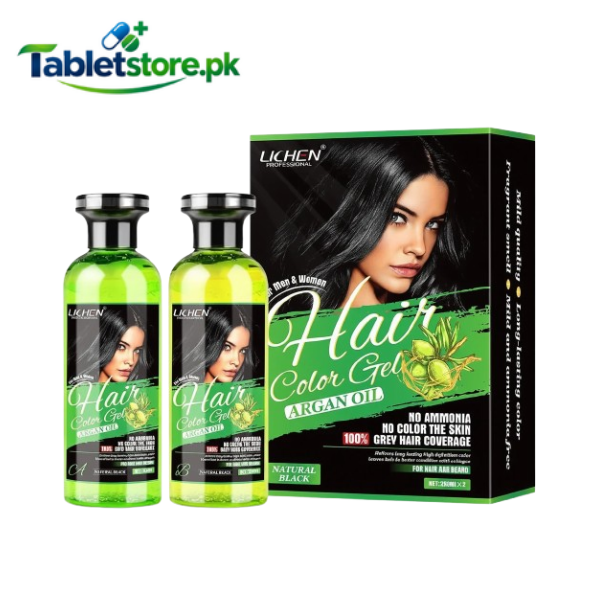 Lichen Black Hair Color Gel - TabletStore.Pk