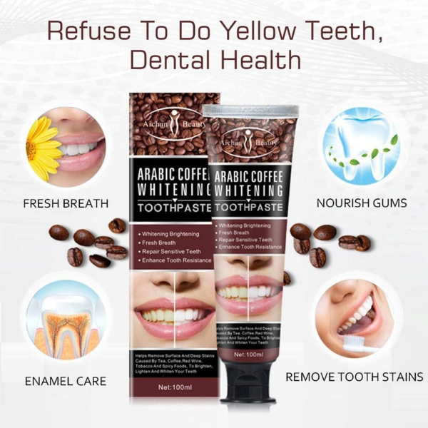 Arabic Coffee Whitening Toothpaste - TabletStore.Pk